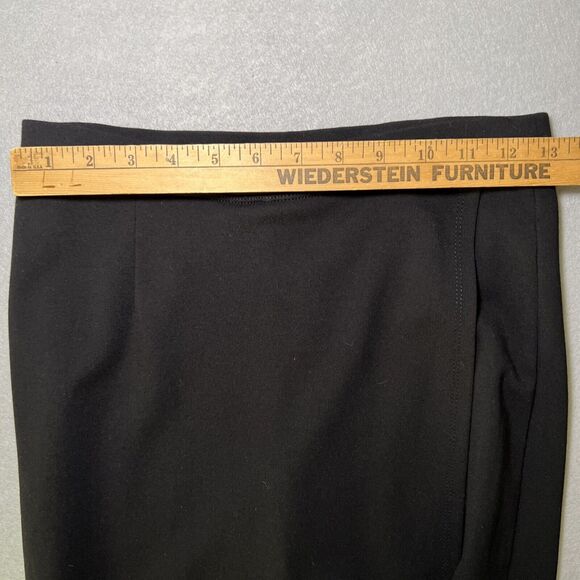 Betabrand The Sassiest Pants Small Petite Black Skirt Panel Overlay Stretch - Picture 4 of 10